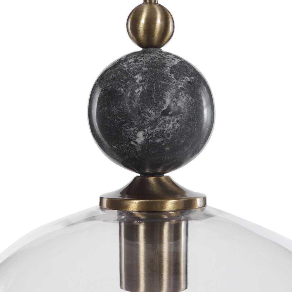 Mendota Marble Globe Pendant Light Fixture