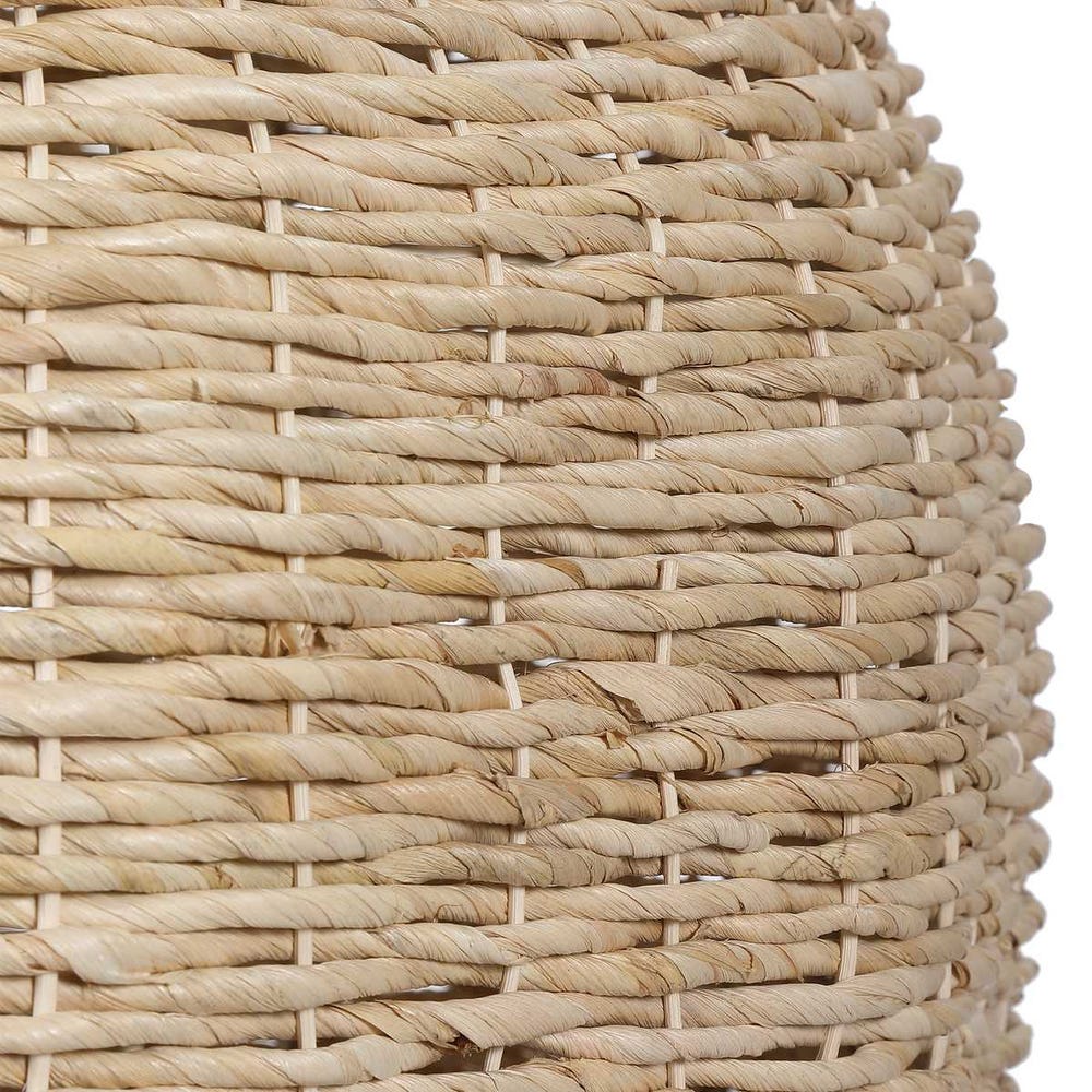Seagrass Dome Natural Woven Pendant Light