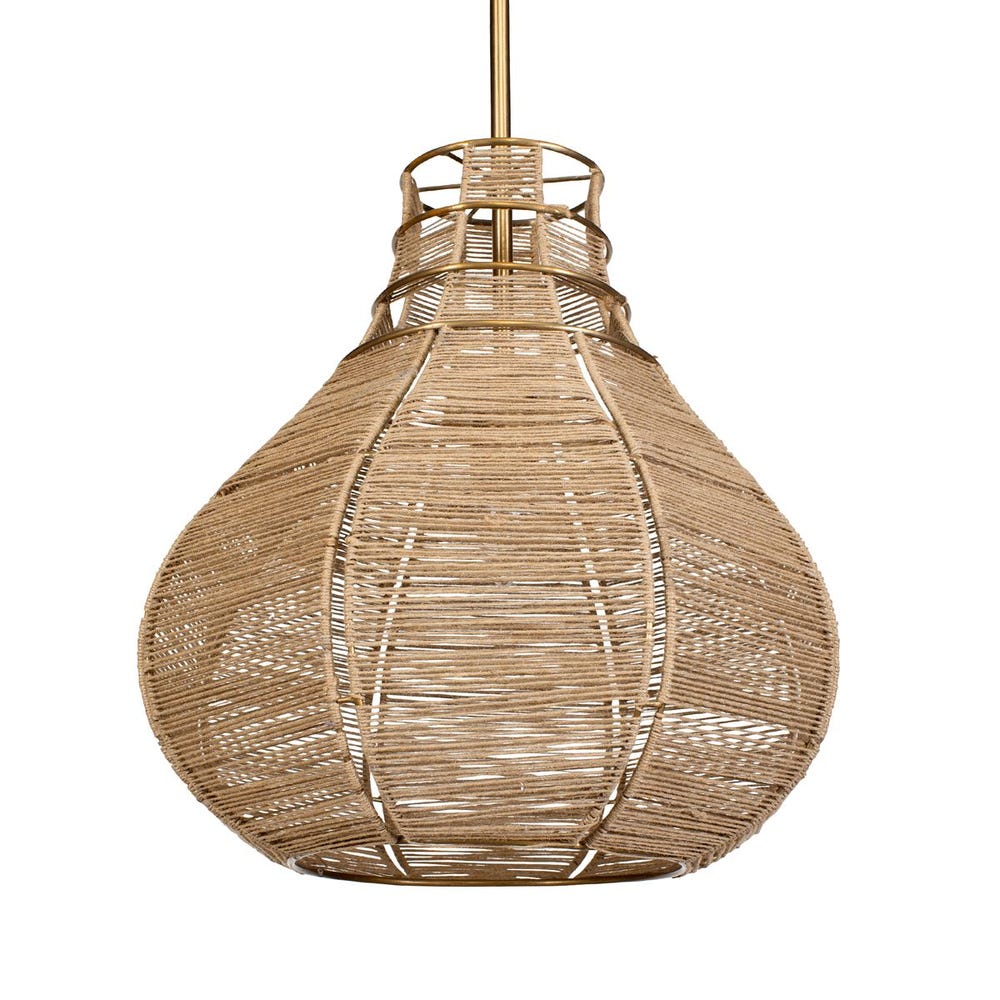 Hestia Natural Rope 1-Light Pendant