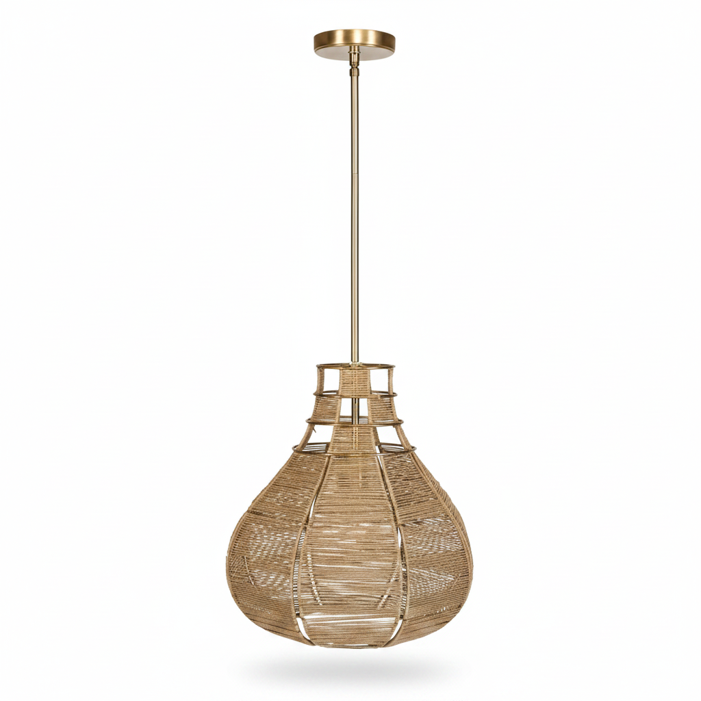 Hestia Natural Rope 1-Light Pendant
