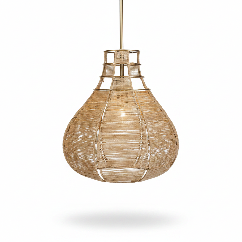 Hestia Natural Rope 1-Light Pendant