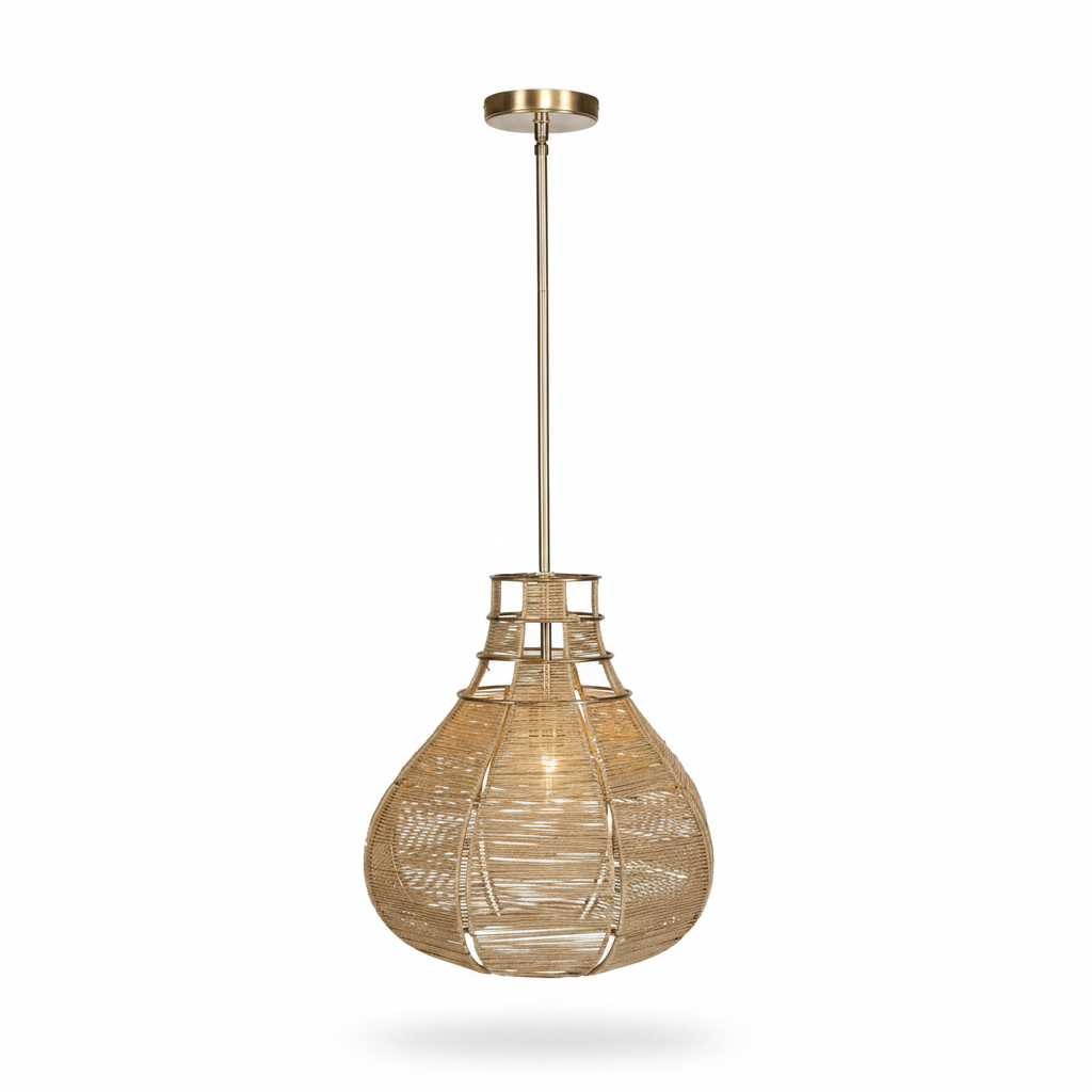 Hestia Natural Rope 1-Light Pendant