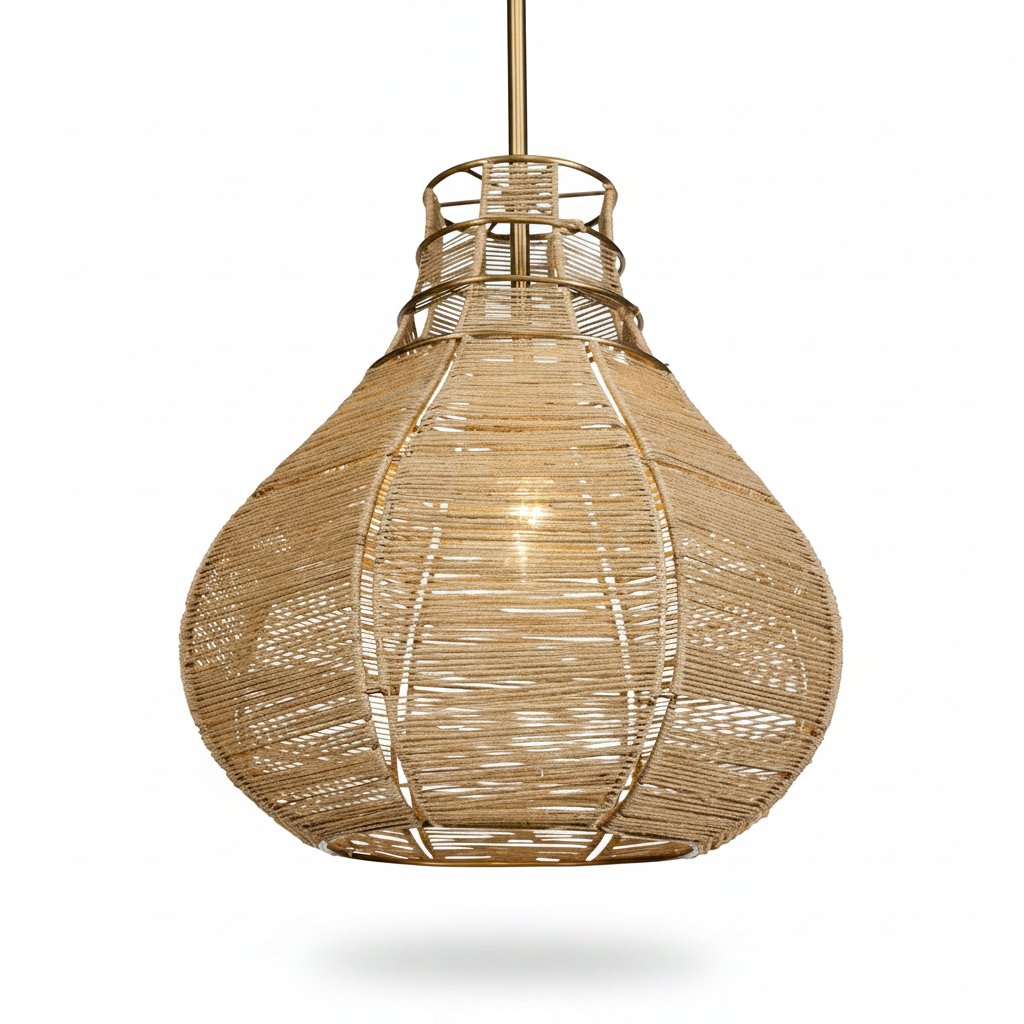 Hestia Natural Rope 1-Light Pendant